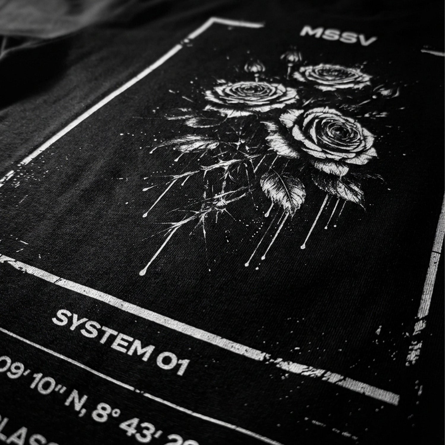 SHADOW ROSES – Streetwear T-Shirt | MSSV Fusion System 01