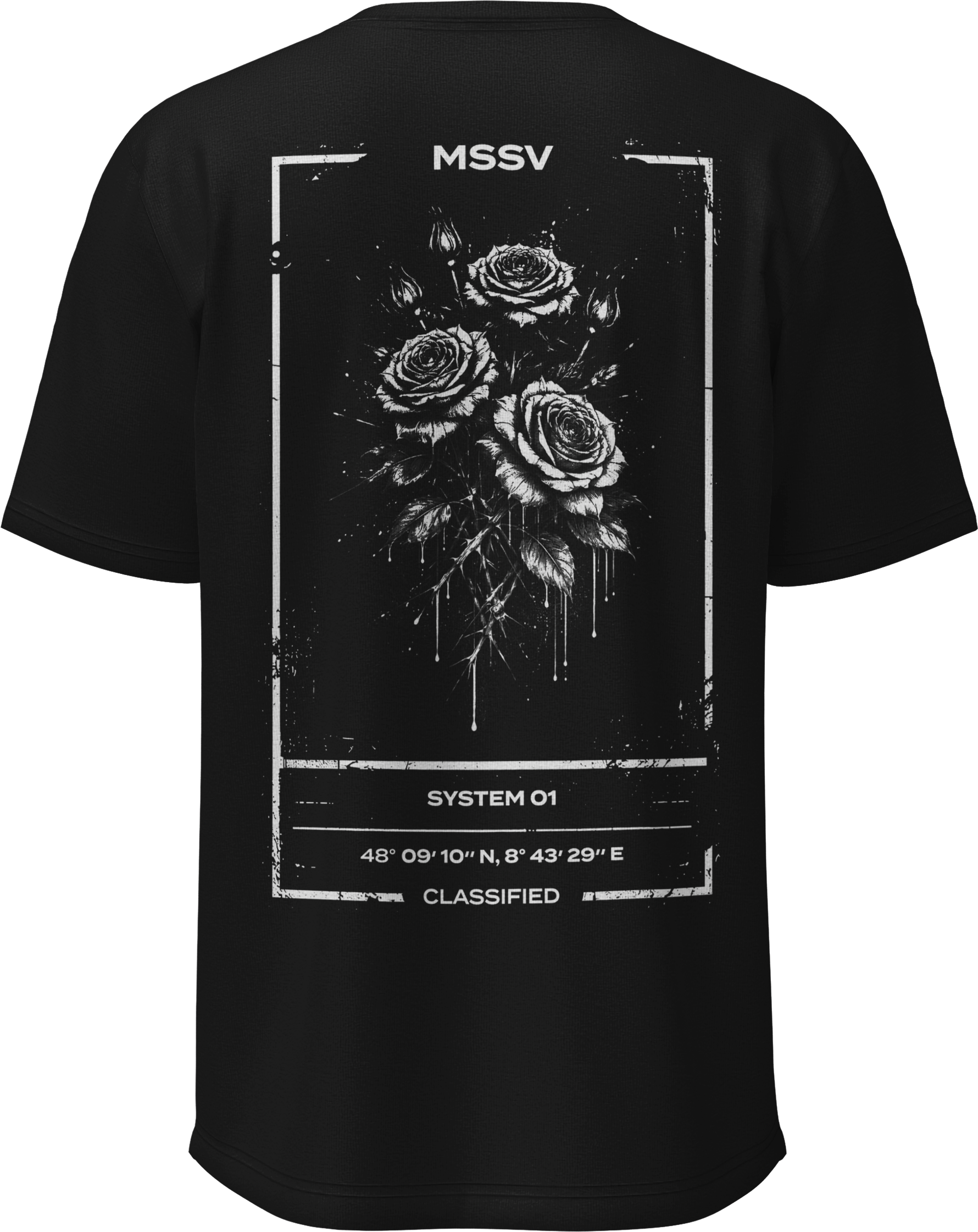 SHADOW ROSES – Streetwear T-Shirt | MSSV Fusion System 01