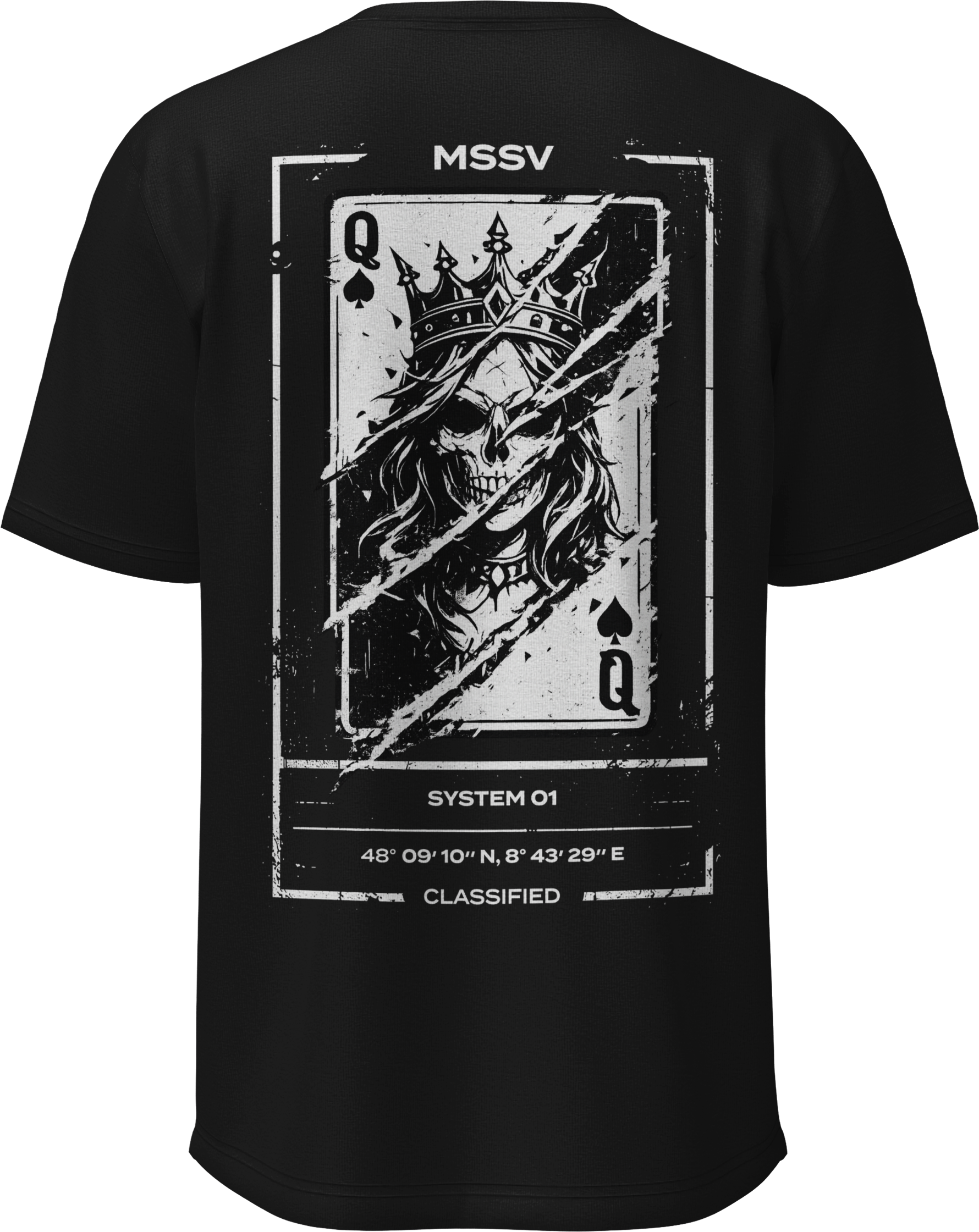 SKULL QUEEN X – Streetwear T-Shirt | MSSV Fusion System 01